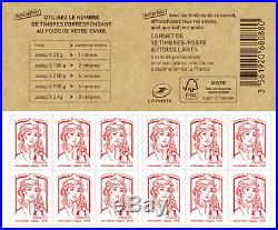 100 carnets de timbres prioritaires 20g Autocollant pour affranchissement