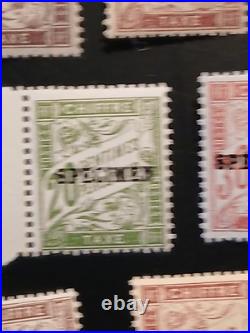 15 timbres France cours d'instruction taxe annulé spécimen signés Brun neufs