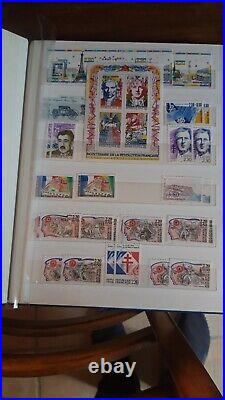 165 Timbres FRANCE neufs stamps année complète 1989-1990 DOUBLEES LIVRE LUX book