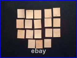 18 timbres France libération Bordeaux neufs signés