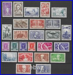 1936 ANNEE COMPLETE YT n°309 à 333 NEUFLUXE GOMME D'ORIGINE INTACTE COTE 1367
