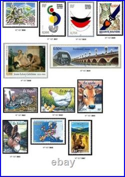 193 Timbres France Année Complète 2004 n°3632 à 3730 +n°PA 67+Blocs+Carnet