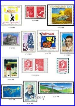 193 Timbres France Année Complète 2004 n°3632 à 3730 +n°PA 67+Blocs+Carnet