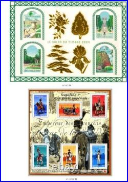 193 Timbres France Année Complète 2004 n°3632 à 3730 +n°PA 67+Blocs+Carnet