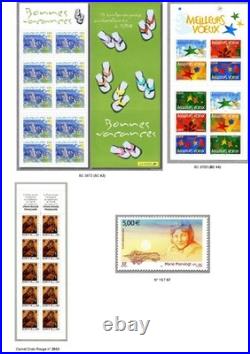 193 Timbres France Année Complète 2004 n°3632 à 3730 +n°PA 67+Blocs+Carnet
