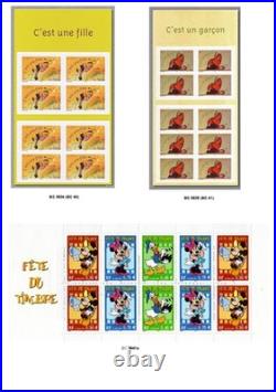 193 Timbres France Année Complète 2004 n°3632 à 3730 +n°PA 67+Blocs+Carnet