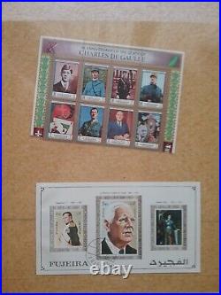 200 Timbres Poste France Lettre Collection Charles de Gaulle Édition Limitée