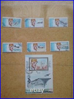 200 Timbres Poste France Lettre Collection Charles de Gaulle Édition Limitée