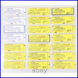 21 Carnets Fermés De France Neufs Avec 147 Validités Permanentes, Fac + De 212 21 Carnets Fermés De France Neufs Avec 147 Validités Permanentes, Fac + De 212