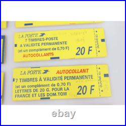 21 Carnets Fermés De France Neufs Avec 147 Validités Permanentes, Fac + De 212