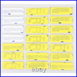 21 Carnets Fermés De France Neufs Avec 147 Validités Permanentes, Fac + De 212