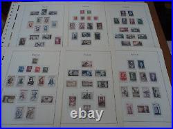 25 Feuilles LEUCHTTURM 1950/1958 timbres neuf/ voir photos