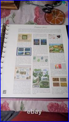 2Album Safe France 2010/2011, Avec tout les timbres Neufs des années citées