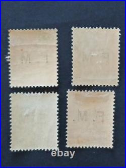 9 timbres France franchise militaire avec variétés