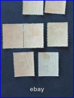 9 timbres France franchise militaire avec variétés
