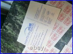 Affranchissement TVP 100 timbres 20g prioritaire marianne Faciale 143euros