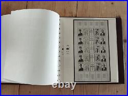 Album Safe rouge foncé Années 1966 à 1977 complet Pages n°23 à 40 puis n°1 à 44