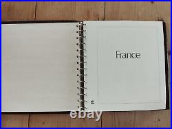 Album Safe rouge foncé Années 1966 à 1977 complet Pages n°23 à 40 puis n°1 à 44