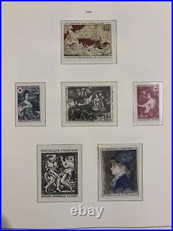 Album Timbres France Yvert et Tellier, 1960/1972, neufs avec et sans charnière