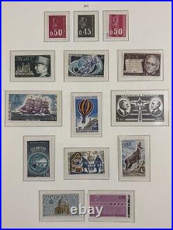 Album Timbres France Yvert et Tellier, 1960/1972, neufs avec et sans charnière