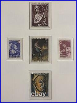 Album Timbres France Yvert et Tellier, 1960/1972, neufs avec et sans charnière
