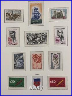 Album Timbres France Yvert et Tellier, 1960/1972, neufs avec et sans charnière