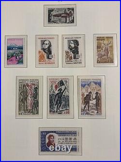 Album Timbres France Yvert et Tellier, 1960/1972, neufs avec et sans charnière