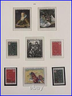 Album Timbres France Yvert et Tellier, 1960/1972, neufs avec et sans charnière
