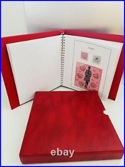 Album Timbres Yvert & Tellier en Cuir Rouge Années 2004, 2005, 2006 Complet Neuf