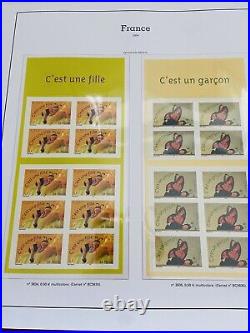 Album Timbres Yvert & Tellier en Cuir Rouge Années 2004, 2005, 2006 Complet Neuf