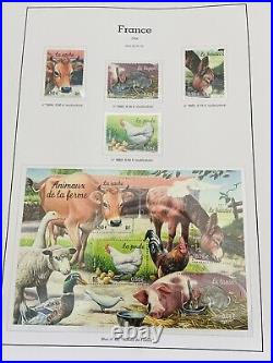 Album Timbres Yvert & Tellier en Cuir Rouge Années 2004, 2005, 2006 Complet Neuf