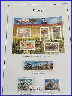 Album Timbres Yvert & Tellier en Cuir Rouge Années 2004, 2005, 2006 Complet Neuf