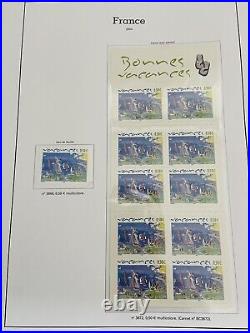 Album Timbres Yvert & Tellier en Cuir Rouge Années 2004, 2005, 2006 Complet Neuf