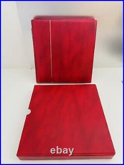 Album Timbres Yvert & Tellier en Cuir Rouge Années 2004, 2005, 2006 Complet Neuf