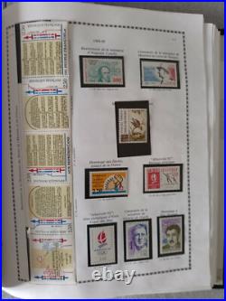 Album Timbres de France 1980 1999 Avec années neuves 1991 à 1999