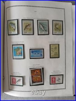 Album Timbres de France 1980 1999 Avec années neuves 1991 à 1999