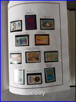 Album Timbres de France 1980 1999 Avec années neuves 1991 à 1999