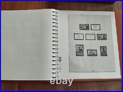 Album timbre Lindner marron avec étui Année 1940 à 1944 Bon état et complet