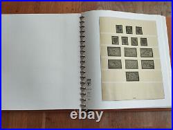 Album timbre Lindner marron avec étui Année 1945 à 1959 Bon état et complet