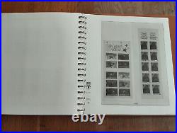 Album timbre Lindner marron avec étui carnets année 1952 à 2006 Bon état complet