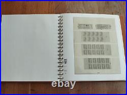 Album timbre Lindner marron avec étui carnets année 1952 à 2006 Bon état complet