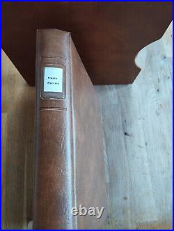 Album timbre Lindner marron avec étui carnets année 1952 à 2006 Bon état complet