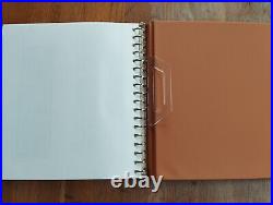 Album timbre Lindner marron avec étui carnets année 1952 à 2006 Bon état complet