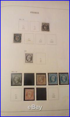 Album timbres France de 1849 à 1959 oblitérés, neufs neufs