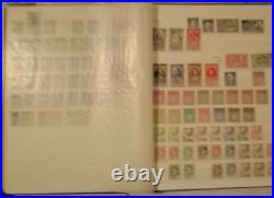 Album timbres bleu pages blanches + timbres neufs/ de 1900 à 1956