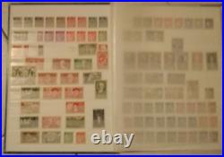 Album timbres bleu pages blanches + timbres neufs/ de 1900 à 1956