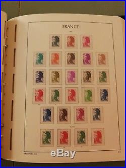 Album timbres france neufs complet 1980/1990 avec preo et services