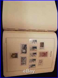 Album timbres france neufs complet 1980/1990 avec preo et services