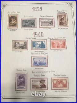 Album timbres neufs France 1938/1949