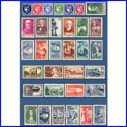 Année Complète De France De 1938, 52 Timbres Neufs Cote 731,80 Euros